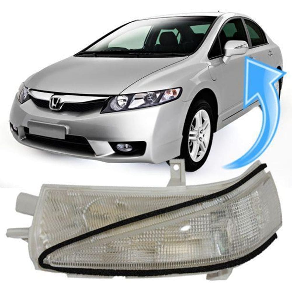 Pisca seta retrovisor new civic de 2007 à 2011 - ld esquerdo