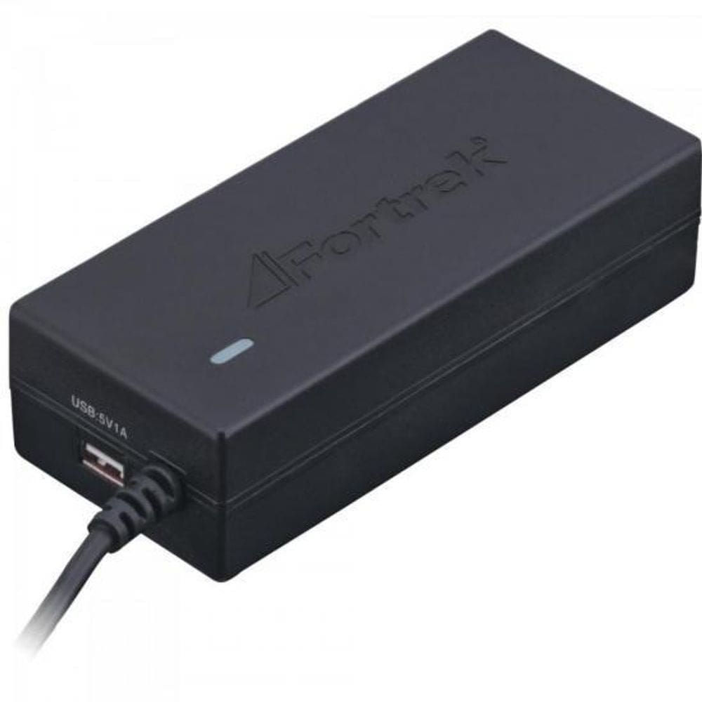 Fonte Universal Para Notebook Fortrek UNP-290 90W Com 10 Pinos Bivolt [F002]