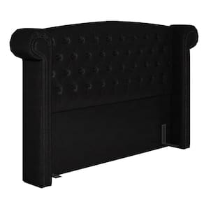 Cabeceira Cama Box Casal 140cm Provença P02 Sintético Preto - Mpozenato