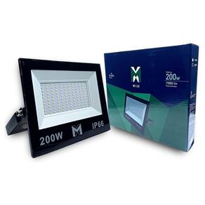 Refletor led 200w holofote prova d`água frio