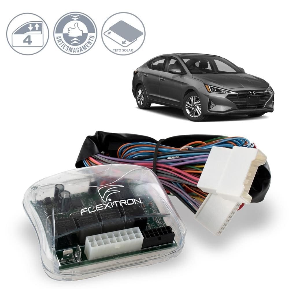Modulo Vidro Elantra 2017 2019 Teto Solar Antiesmagamento
