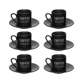 Jogo xícaras porcelana 80ml café pires manhattan hauskraft