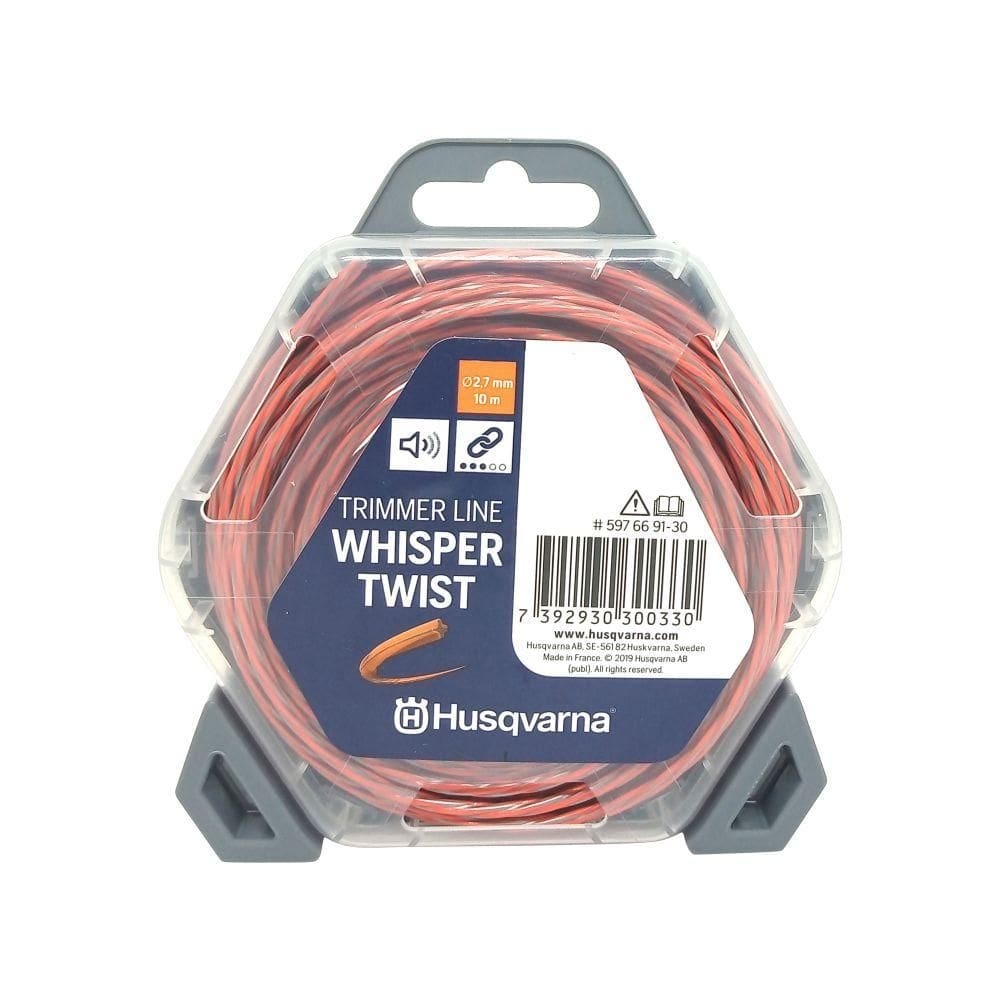 Fio De Nylon Husqvarna Roçadeira 2.7mm Whisper Twist 10metr