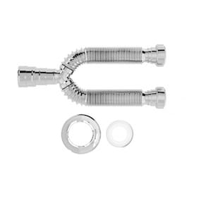Sifão Duplo Extensivo 1.1/2" Cromado 720mm - 031601