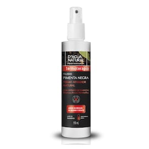 Fluído pimenta negra termoterapia 190ml d`agua natural