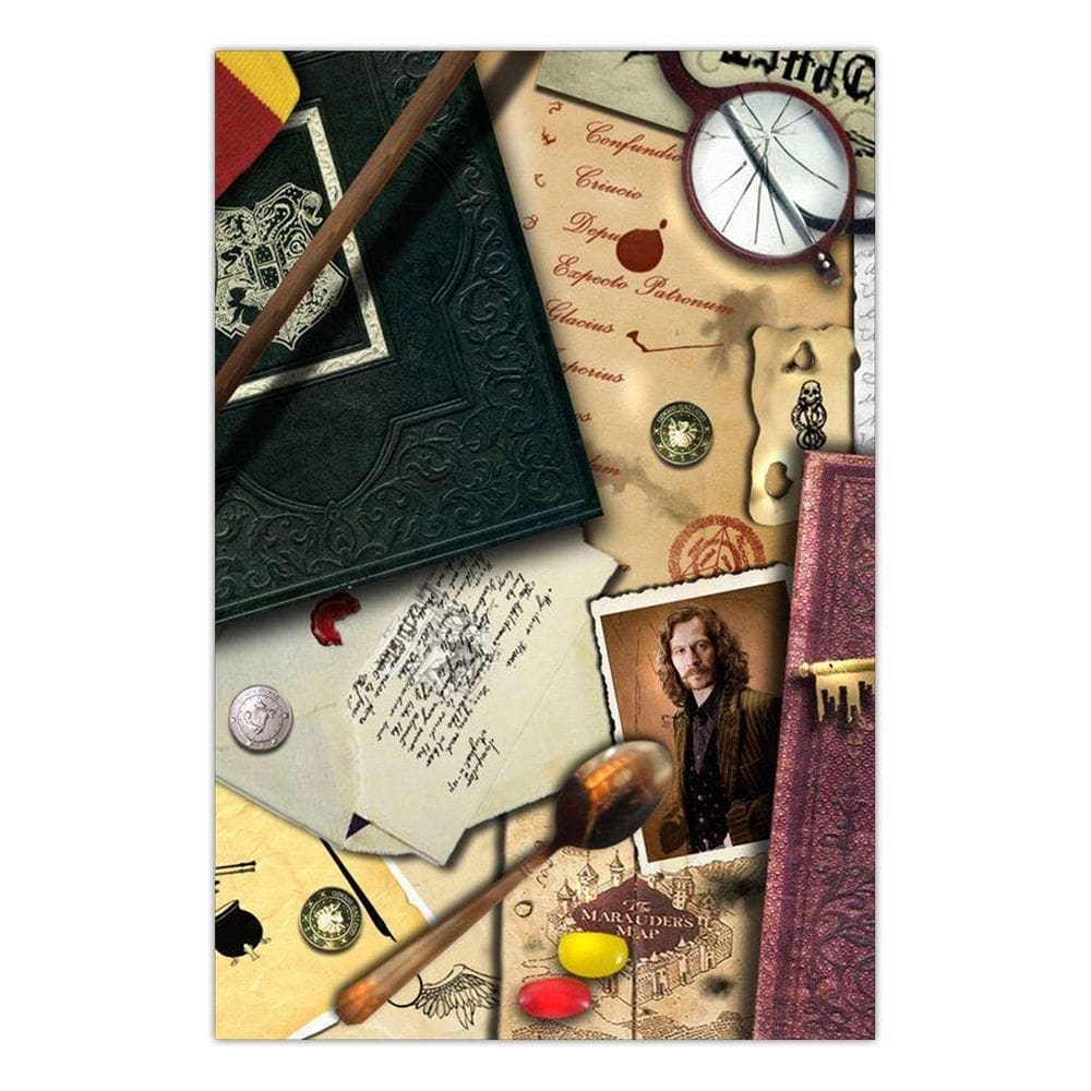 Quadro A3 em MDF Itens de Magia - Placa