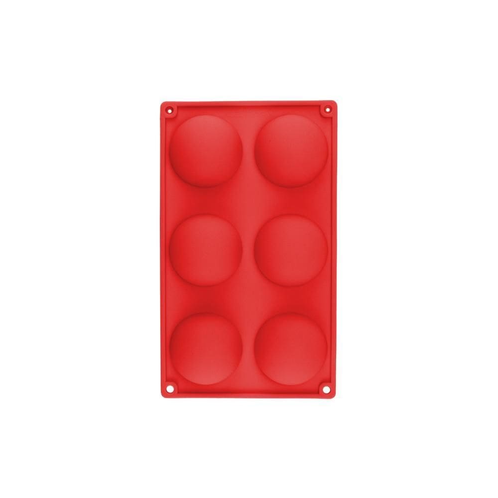 Forma semi  vermelha 7cm - gmetc1-red