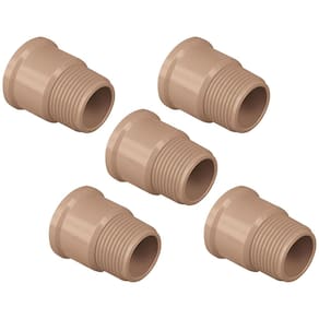 Kit Com 5 Adaptador Curto Soldável 20Mm X 1/2 Caixa D`Água