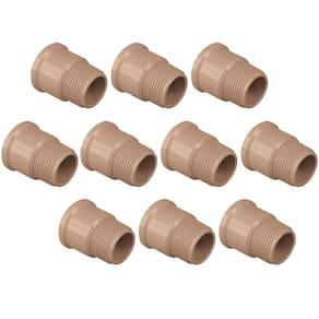 Kit Com 10 Adaptador Curto Soldável 20Mm X 1/2 Caixa D`Água