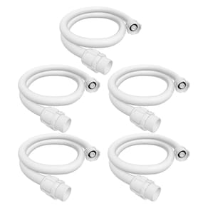 Kit Com 5 Engate Flexível 1/2 X 50Cm Com Anel Deslizante