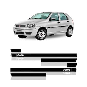 Jogo friso lateral palio g3 2005 a 2014 4 portas - 6 peças