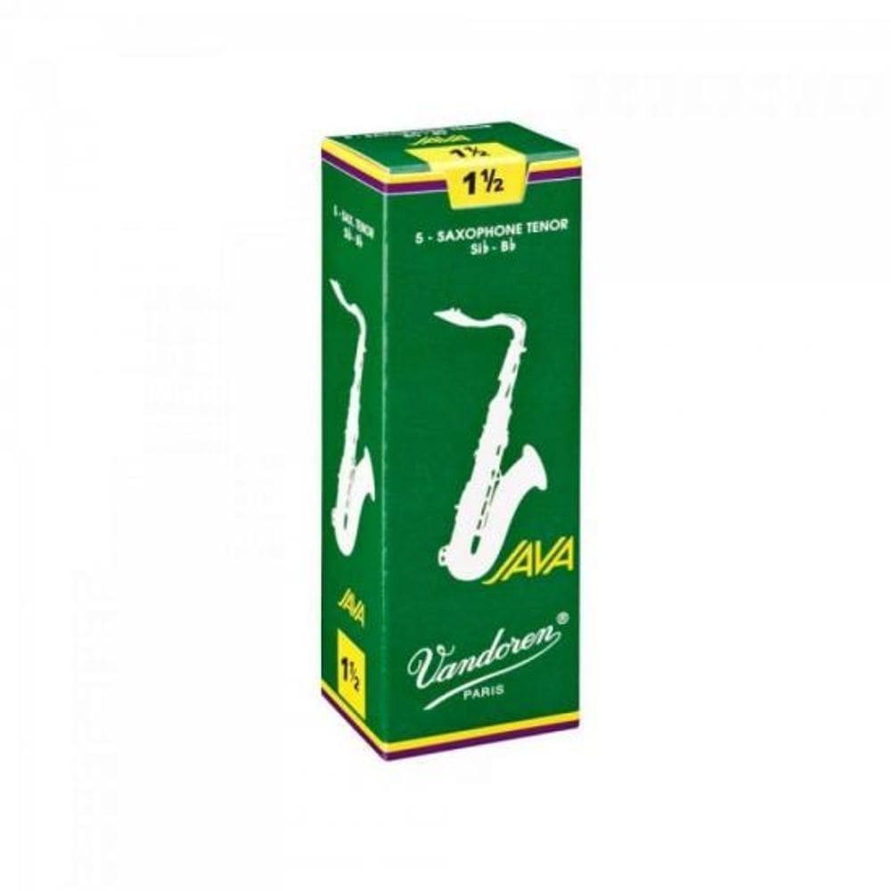Palheta Para Saxofone Tenor Java 1½ Vandoren (Caixa c/5) - CX / 5 [F002]