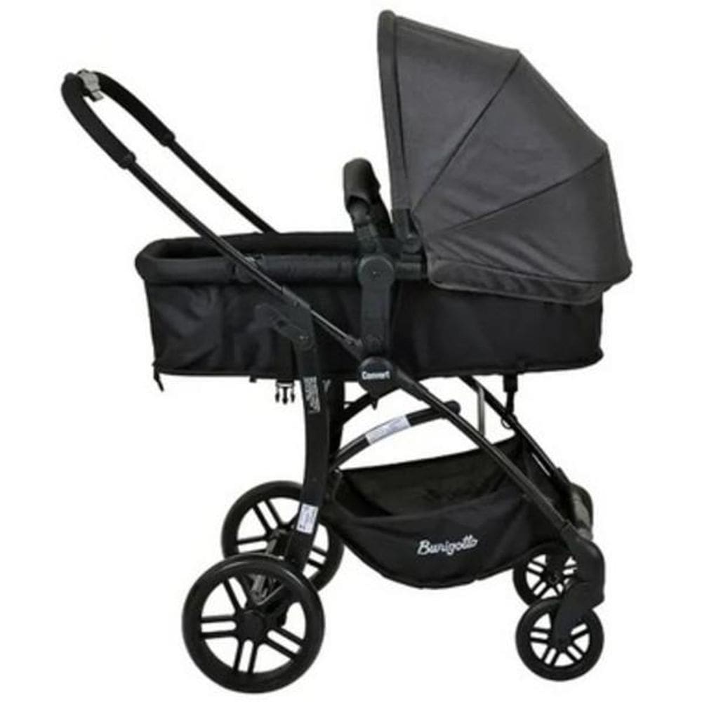 Carrinho de bebê convert dark grey burigotto