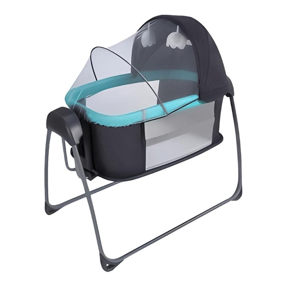 Berço techno bluetooth cinza e verde
