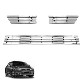 Sobre Grade Civic 2015 2016 Aço Inox Cromada Filetada Maxx Gtnox