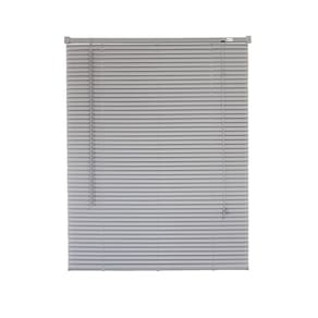 Persiana horizontal pvc cinza 140 l x 160 a cortina completa