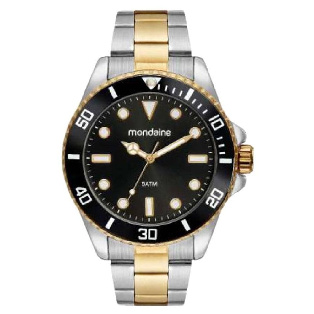 Relógio mondaine masculino 32549gpmvbe3 pu d f preto