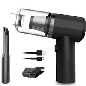 Mini aspirador de pó portátil pra casa e carro 120w