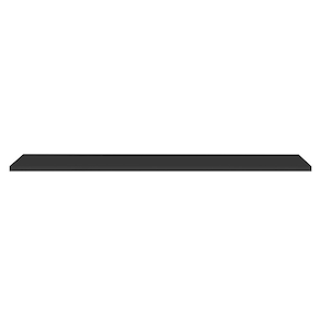 Prateleira Flutuante Quarto Adulto com Suporte Invisível 68x20cm Yara Preto - Lumil