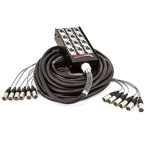 Medusa som 12 vias com plugs cirilo cabos 15m