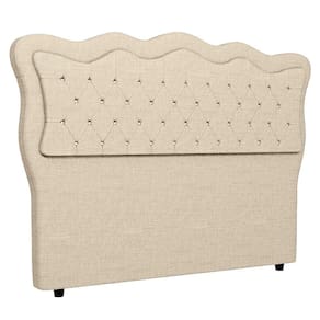 Cabeceira Casal Queen Cama Box 160cm Oregon I02 Linho Bege - Mpozenato