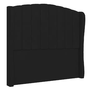 Cabeceira Casal Cama Box 140cm Glenda I02 Veludo Preto - Mpozenato