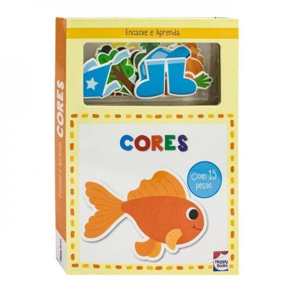 Encaixe E Aprenda: Cores