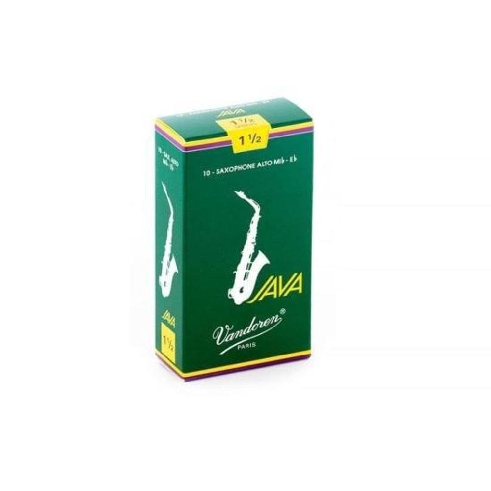 Palheta Para Saxofone Alto Java 1 ½ Vandoren - CX / 10 [F002]