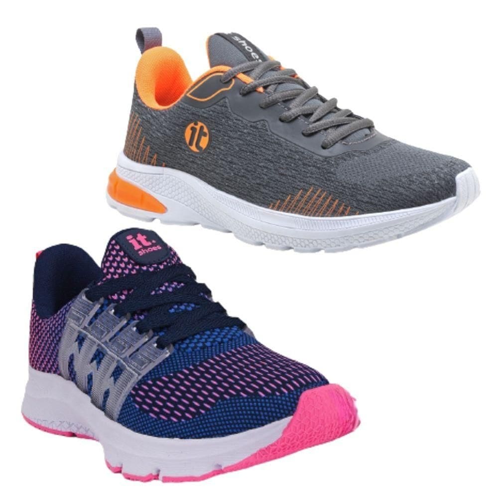 Tênis Feminino Esportivo Caminhada Running Academia Kit 2 - 39 - Azul turquesa