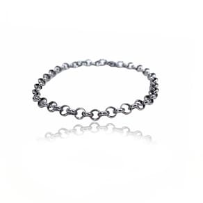 Pulseira Elo Português Feita Em Aço Inoxidável [F027]