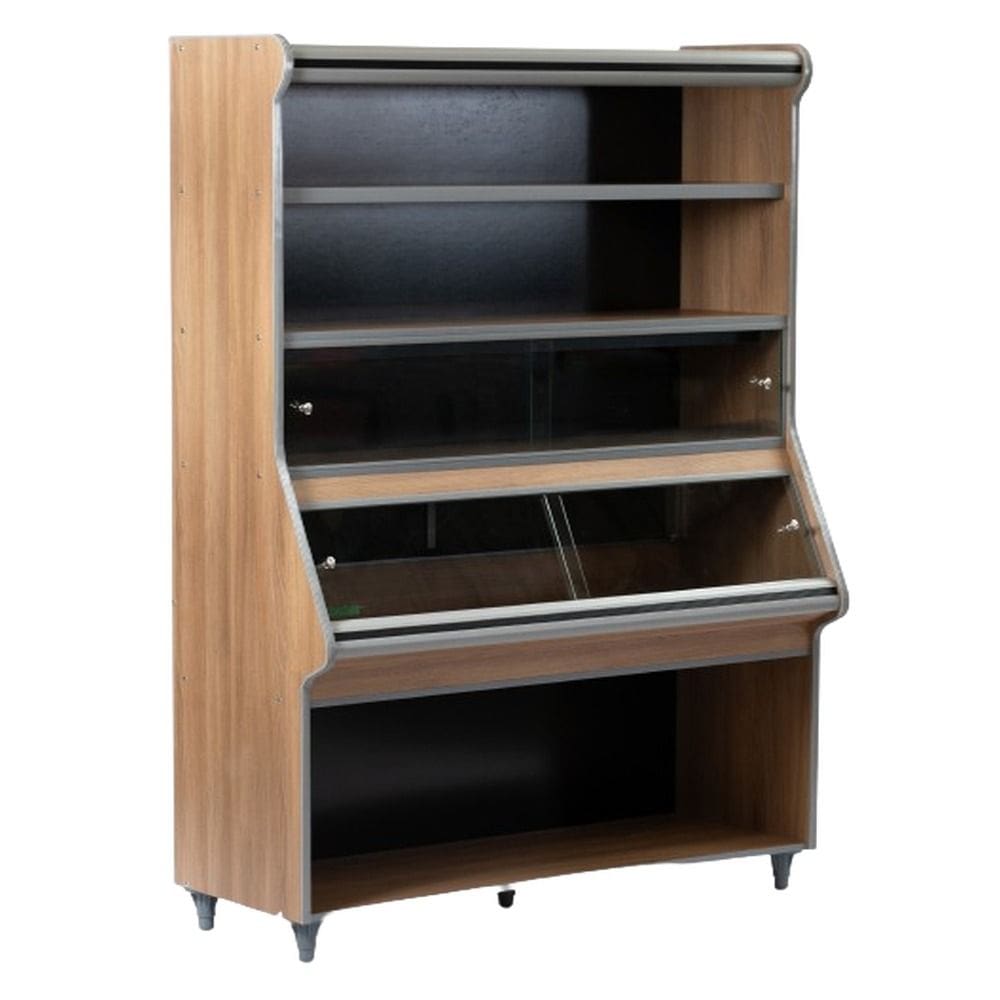 Vitrine Vasca 120 Artlux Madeirado Faixa Preto