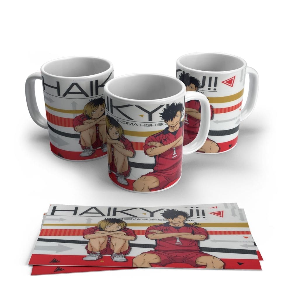Caneca de Porcelana Haikyuu Anime Mangá 17