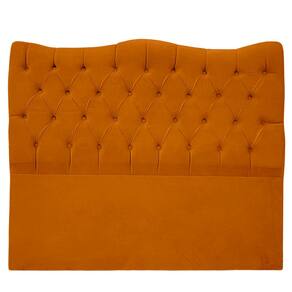 Cabeceira Casal Queen 160cm Dunas Veludo Terracota - Montanaris Decor