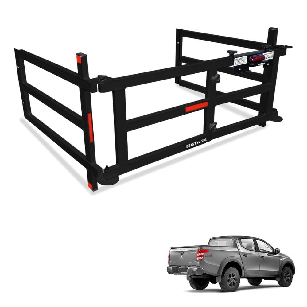 Extensor de Caçamba L200 Triton Sport 2017 a 2024 Dobravel EDD Preto Gtnox