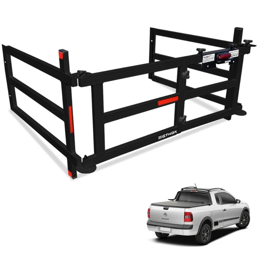 Extensor de Caçamba Saveiro 2010 a 2024 Dobravel EDD Preto