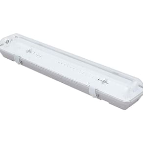 Luminária Calha Taschibra Blindada Ip65 Tlr 3118 1,26 Mt 2xt5/t8