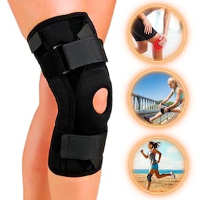Joelheira Neoprene Ortopédica Articulada Compressão M