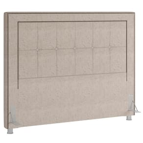 Cabeceira Cama Box Casal King 195cm P05 Atenas Linho Cru