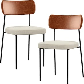 Kit 02 Cadeiras Sala De Jantar L02 Camel Champagne
