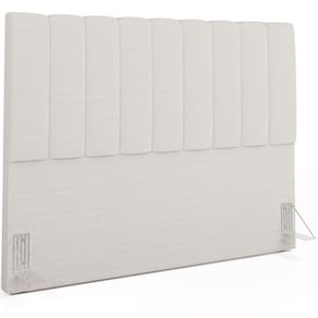 Cabeceira Cama Box Casal King 195cm Dália W01 Bouclê Cru
