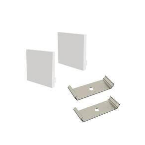 Perfil De Sobrepor Taschibra Para Fita De Led Spire 45 Com 1 Metro Branco