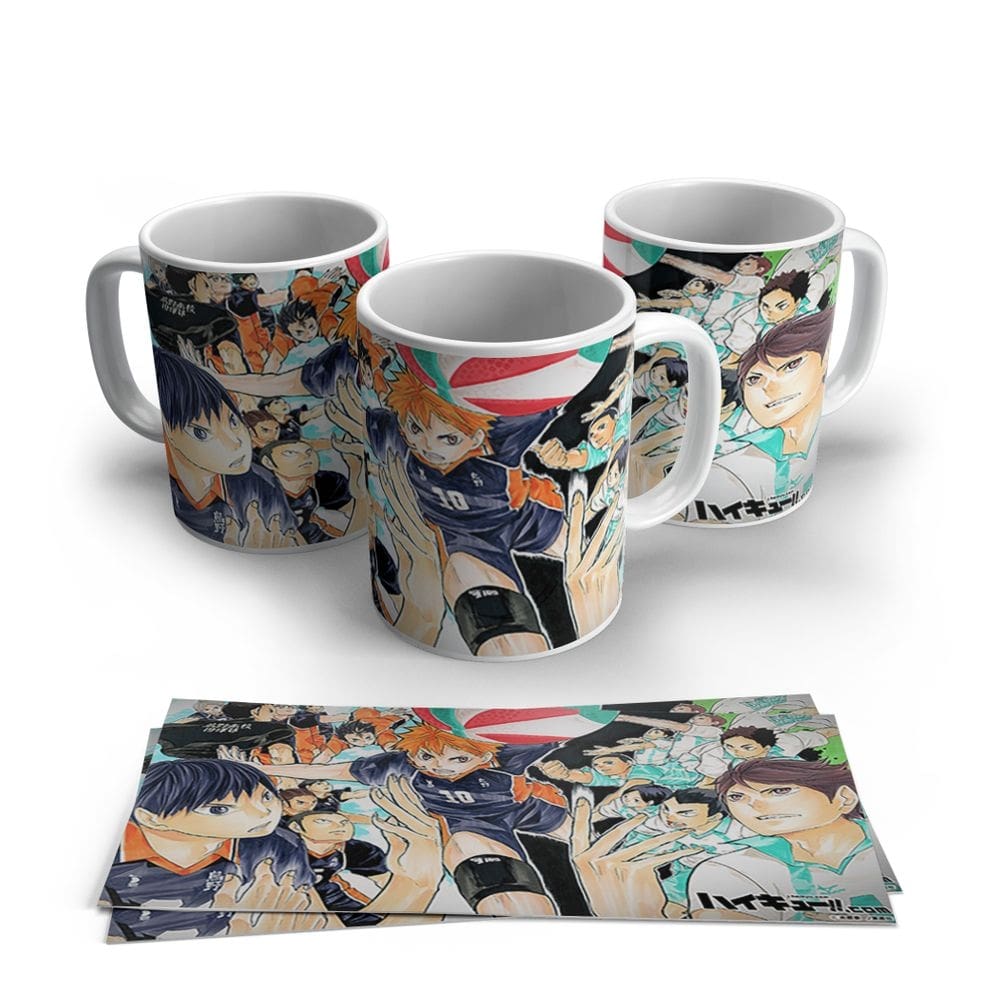 Caneca de Porcelana Haikyuu Anime Mangá 26