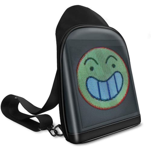 imagem-Bolsa Mochila Transversal Alça Única Loy-D Com Display Led