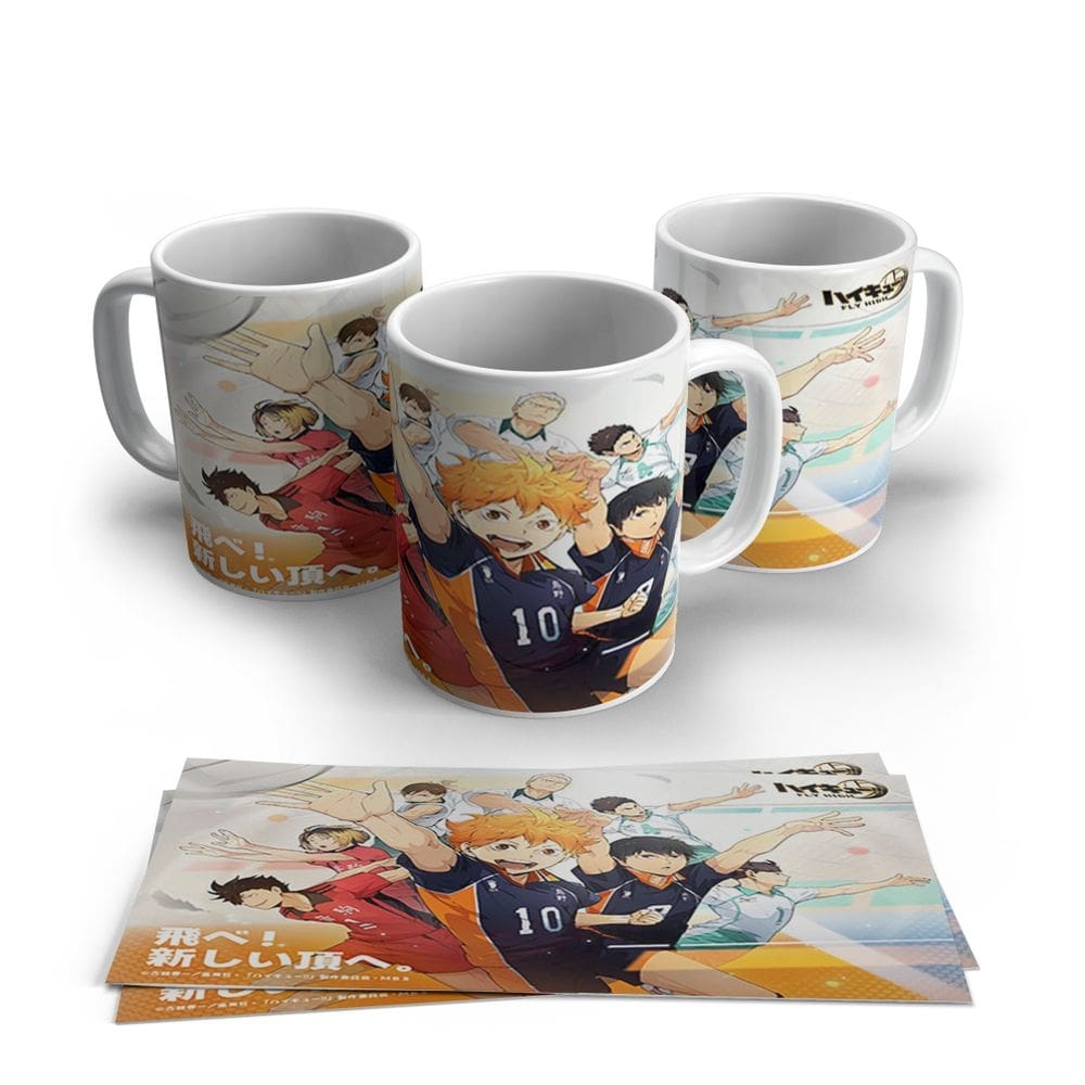 Caneca de Porcelana Haikyuu Anime Mangá 07