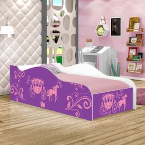 Cama Fun Carruagem De Princesa Solteiro