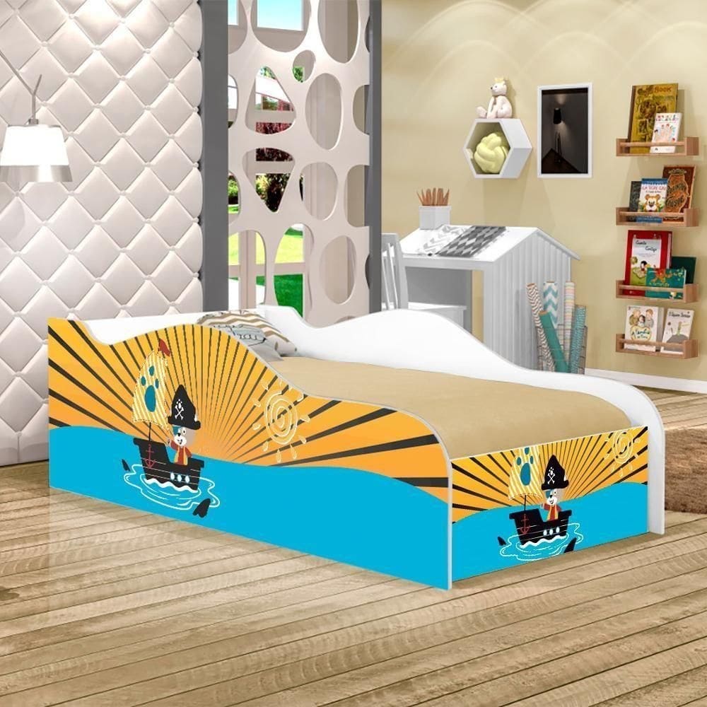 Cama Fun Pirata Do Mar Solteiro