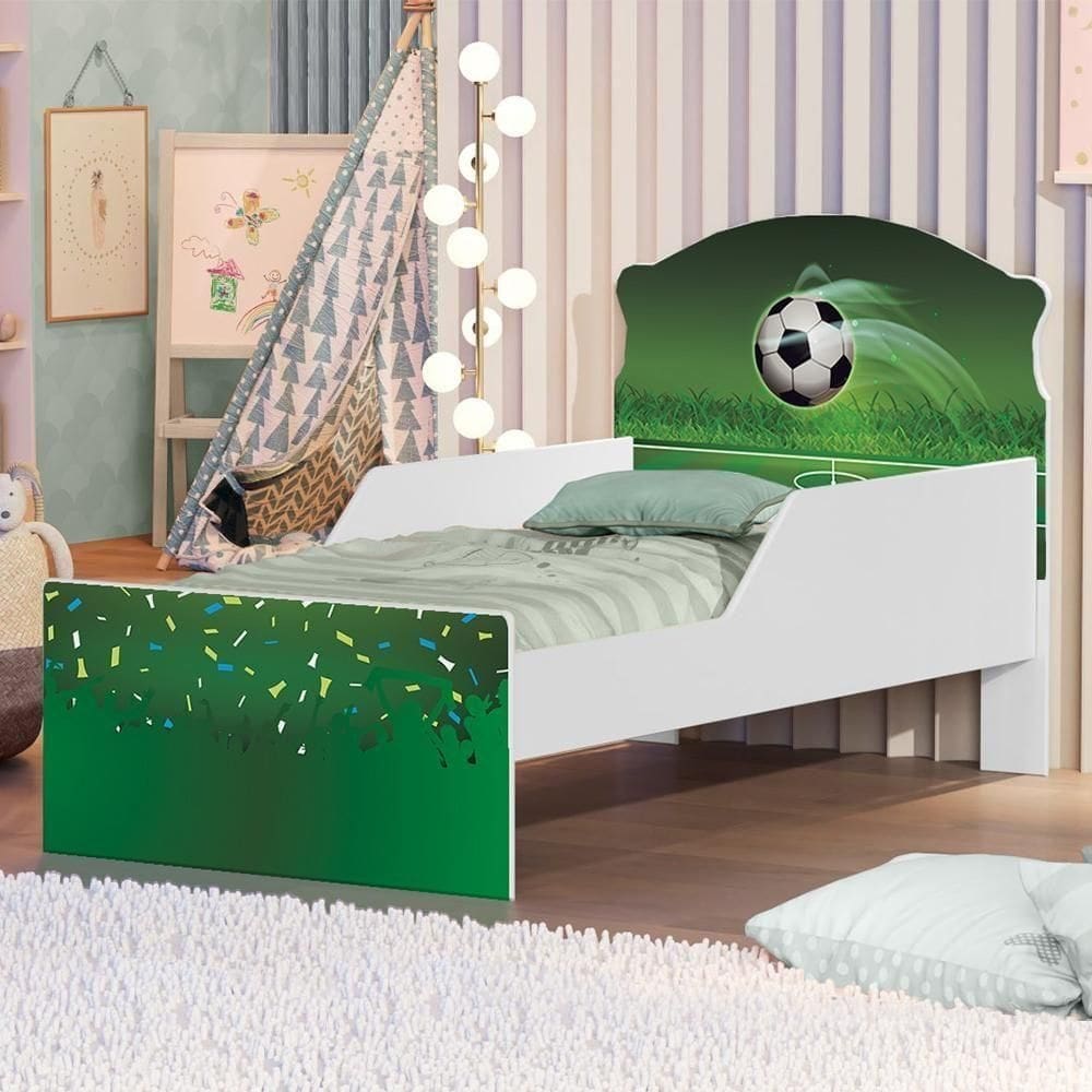 Mini Cama Futebol Com Colchão