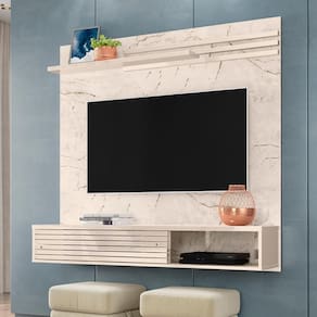 Home Suspenso Para Tvs Até 50 Polegadas Fortaleza Calacata Off-white