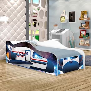 Cama ônibus Espacial Joy Azul Infantil