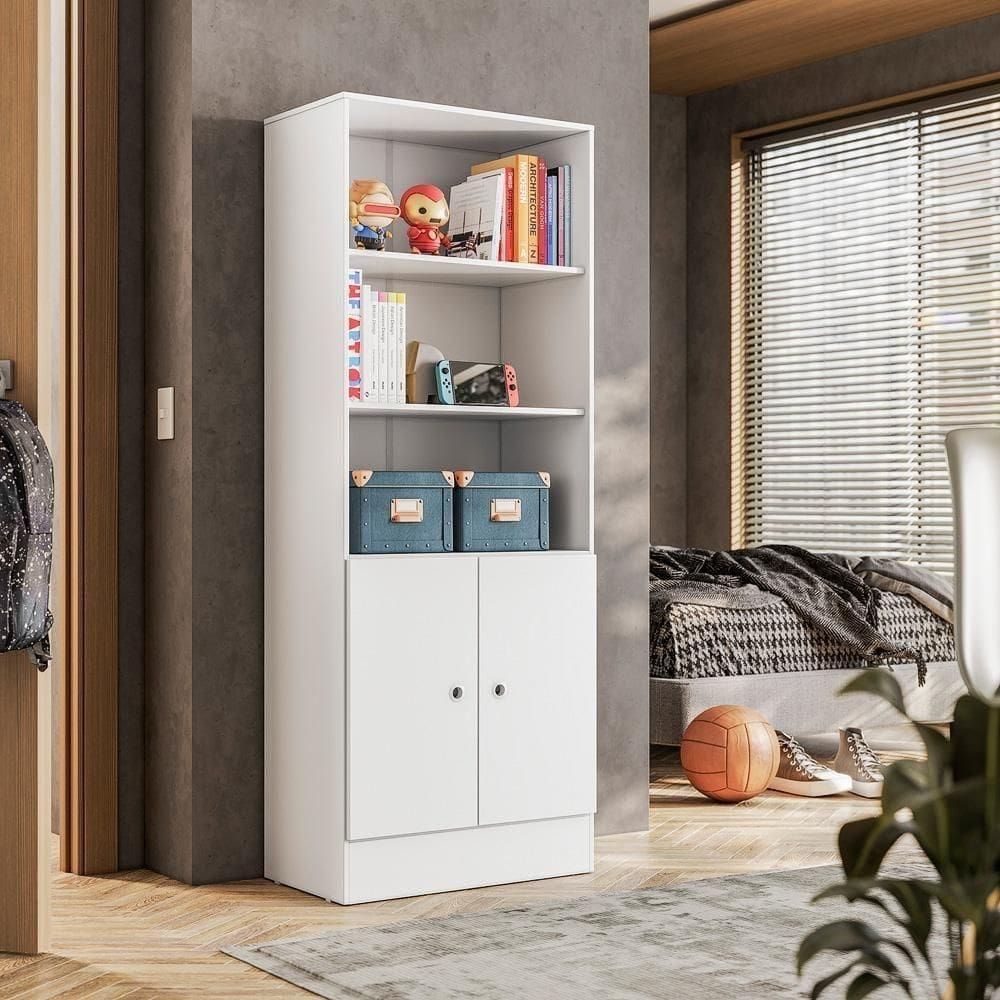 Estante Para Livros Cosenza Branco